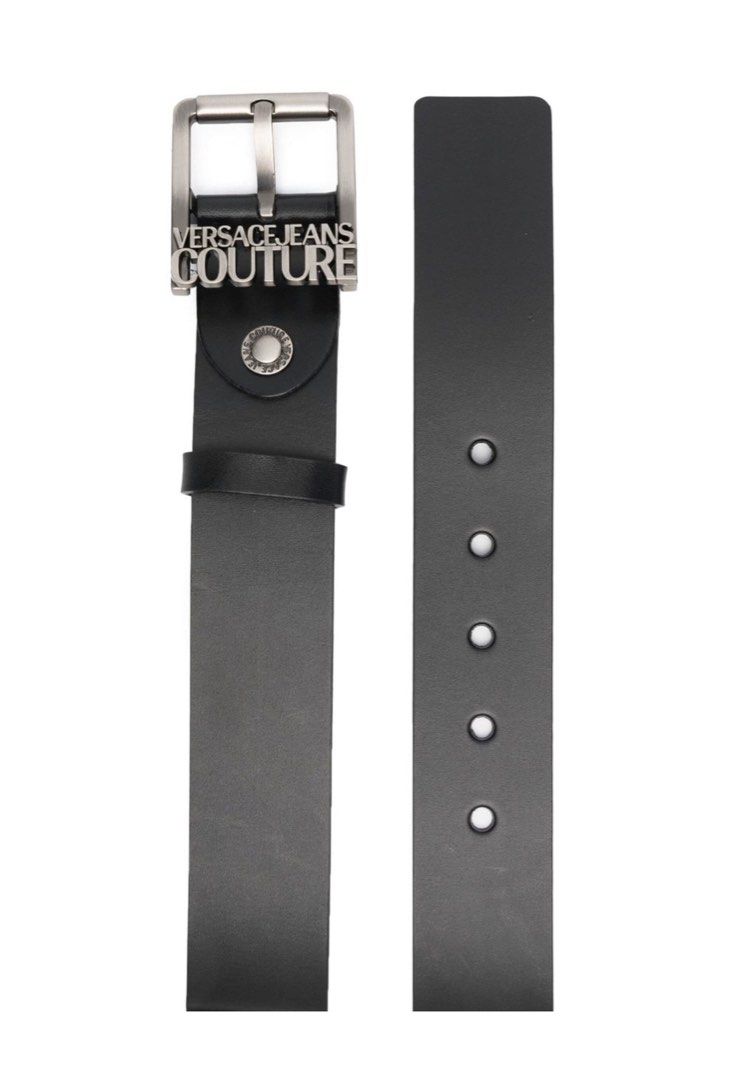 Cloth belt Versace Black size 85 cm in Cloth - 30091507