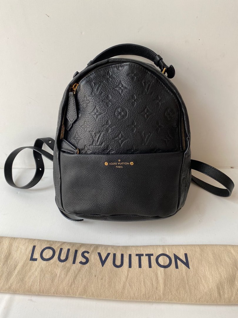 Louis Vuitton Sorbonne Backpack Monogram Empreinte Black GHW