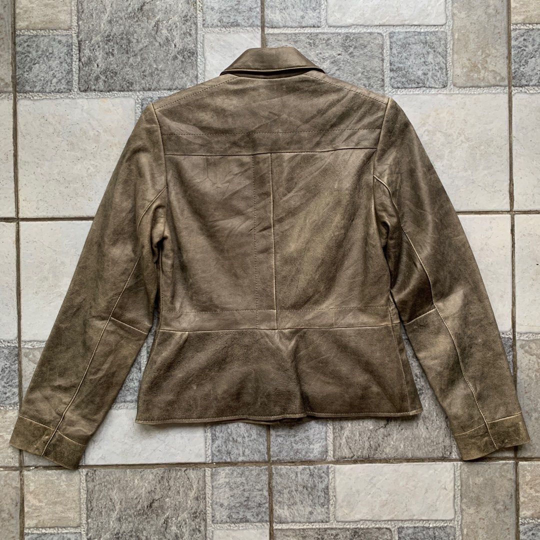 Alfani women s best sale leather jacket