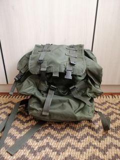 Vintage army backpack