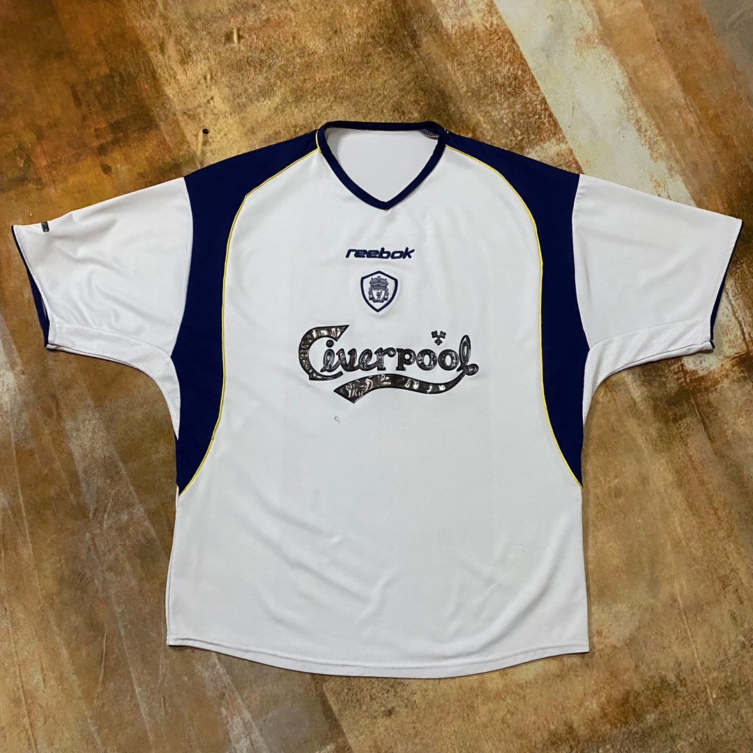 Liverpool white reebok kit on sale