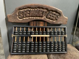 Vintage wooden abacus 🧮 ( 37 x 18.5 cm )