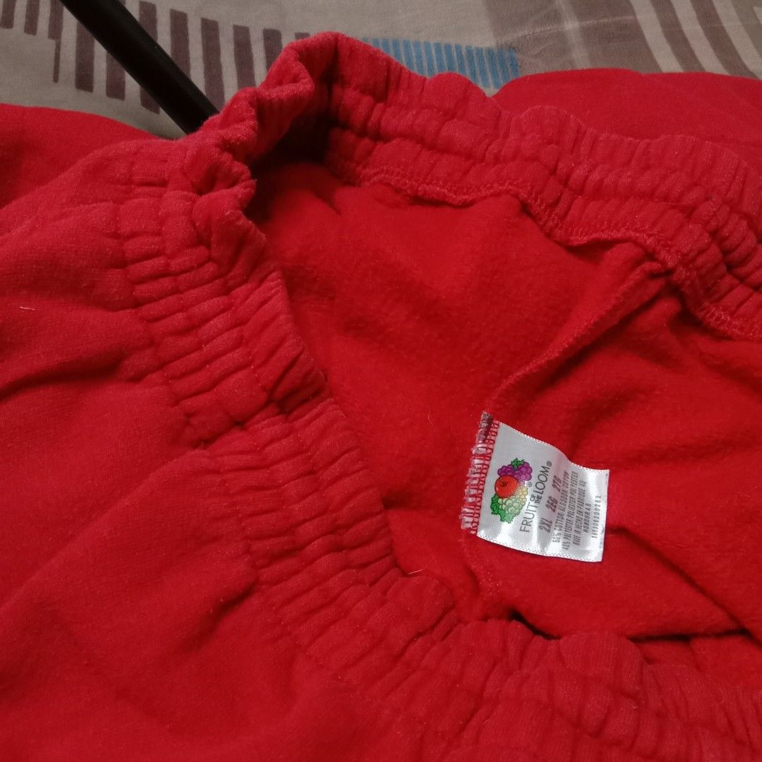 Fruit of the loom sweatpants red outlet