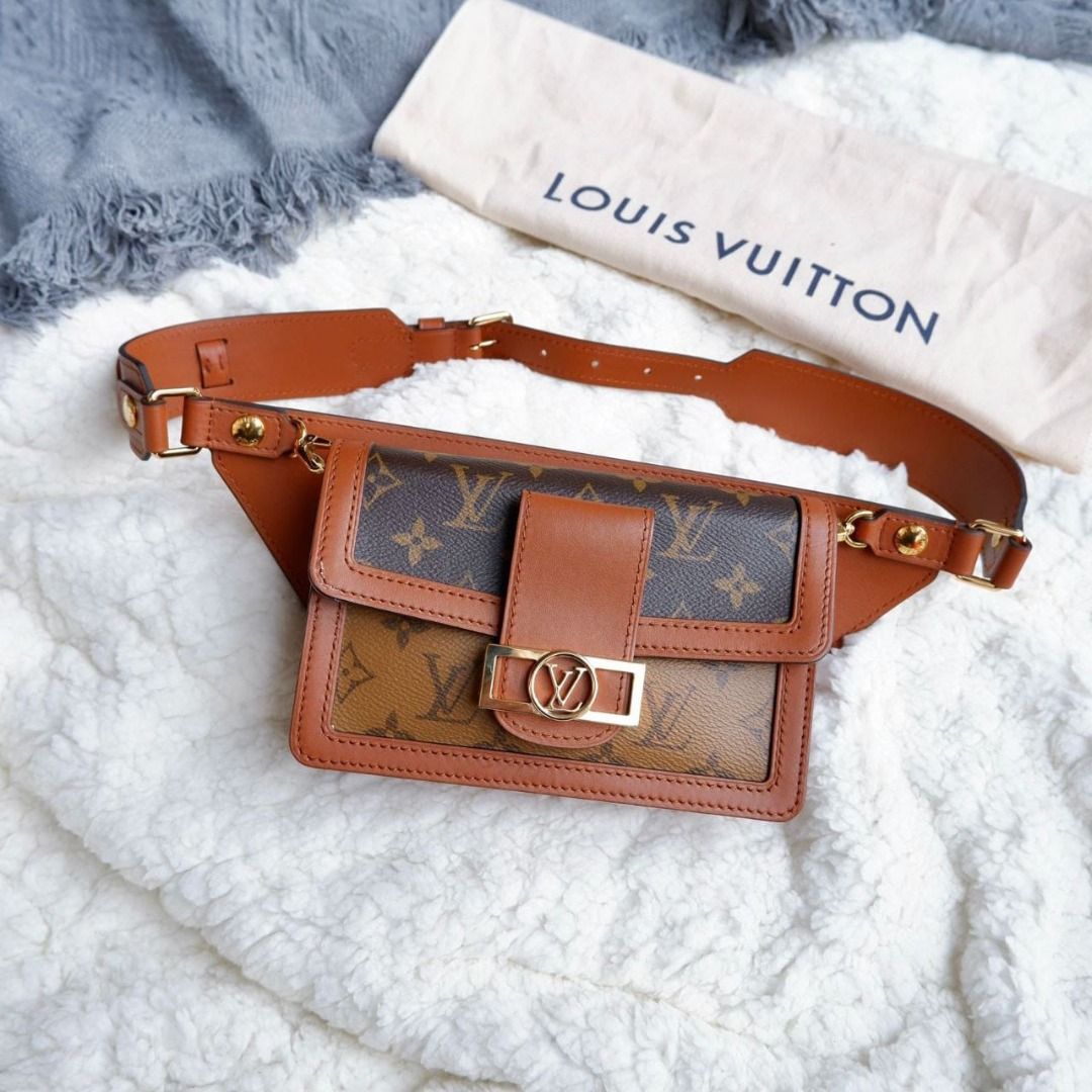 Louis Vuitton Dauphine Belt Bag Reversed Giant Monogram