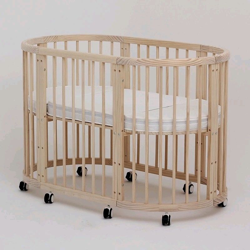 Covertible Wooden Baby Cot, Babies & Kids, Baby Nursery & Kids ...
