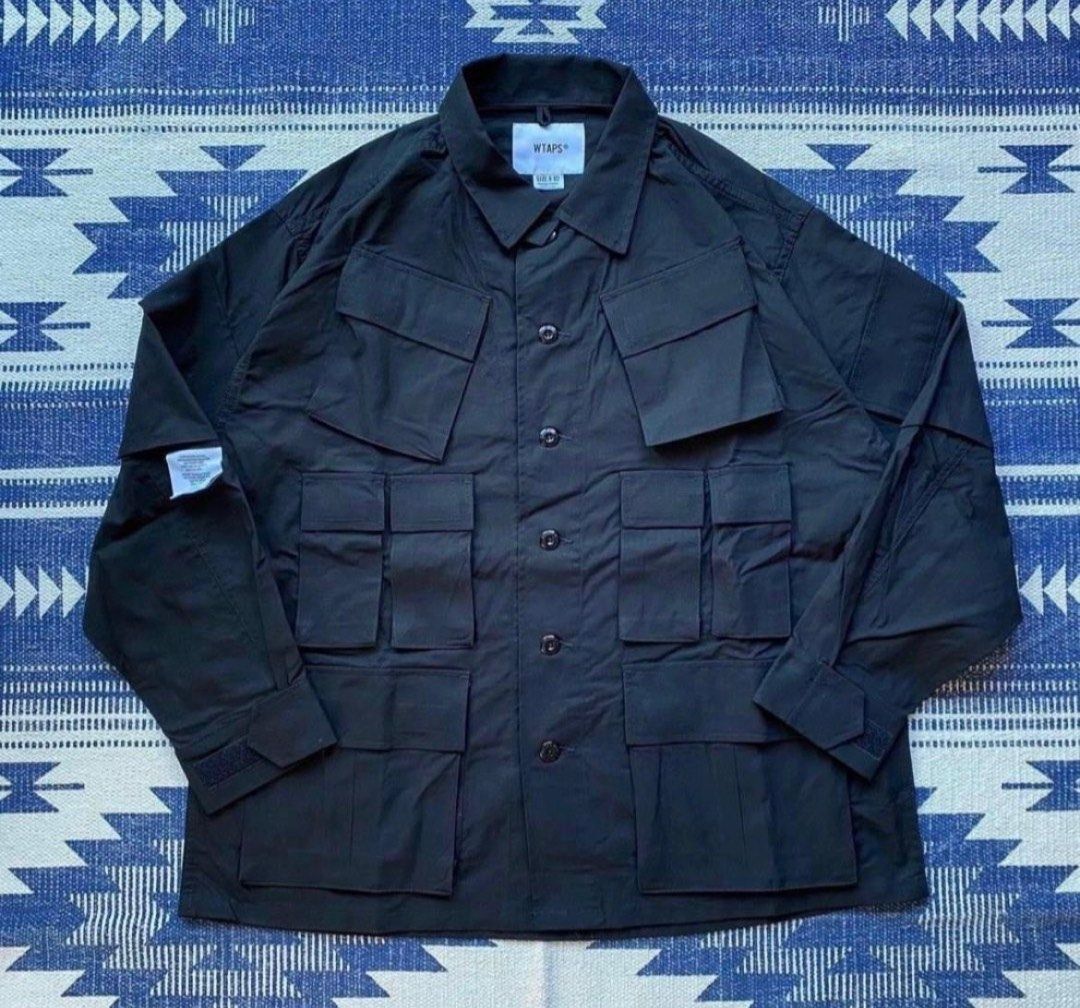 Wtaps 20aw modular shirt black color, 男裝, 外套及戶外衣服- Carousell