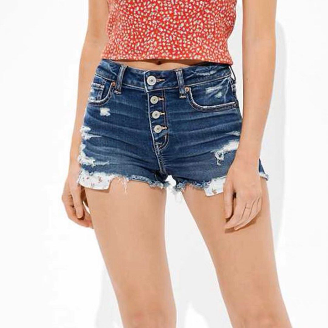 American eagle top outfitters jean shorts