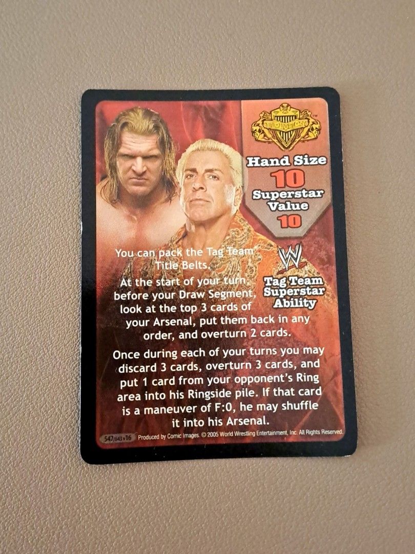 WWE RAW DEAL Cards Evolution SS3 Superstar Card, Hobbies & Toys