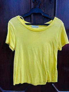 Zara Neon Yellow Top