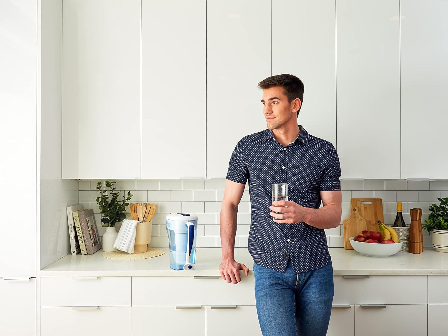 ZeroWater 12Cup ReadyPour Water Filter Pitcher NSF Certified 0 TDS