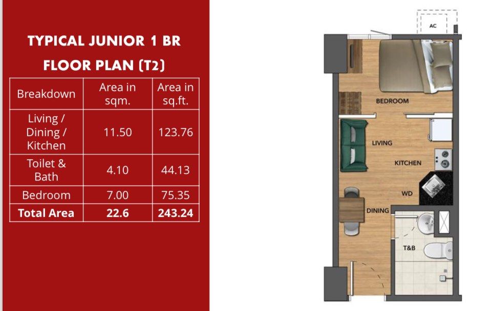 1 br Fairview Condo For Sale Ayala near SM FAIRVIEW, Fairview Terreces