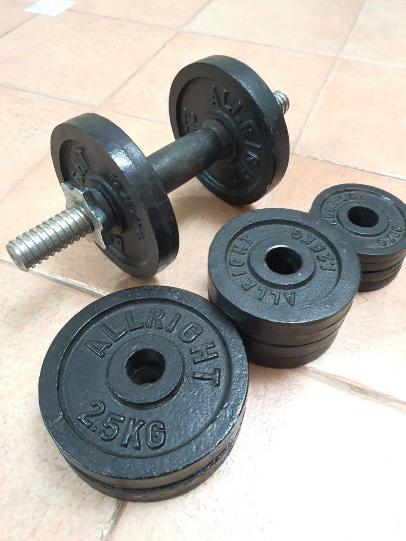 Old school sale dumbbells for sale