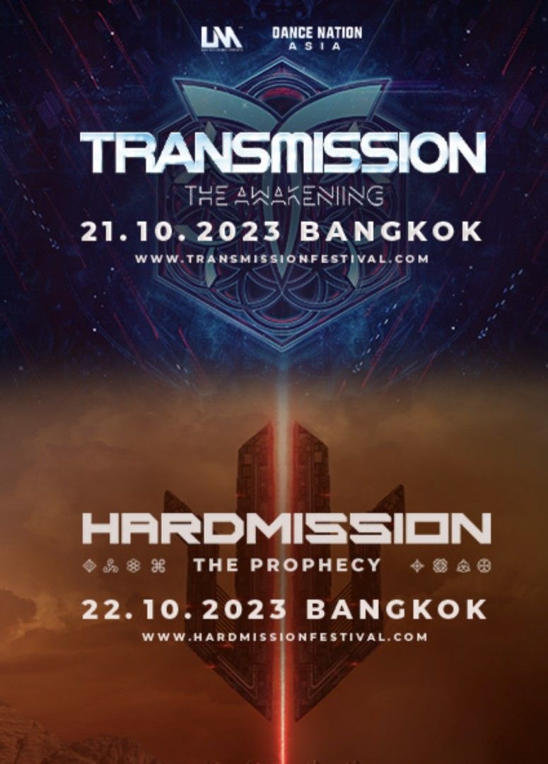 1 x Transmission Bangkok 2023 VIP Ticket, Tickets & Vouchers, Event