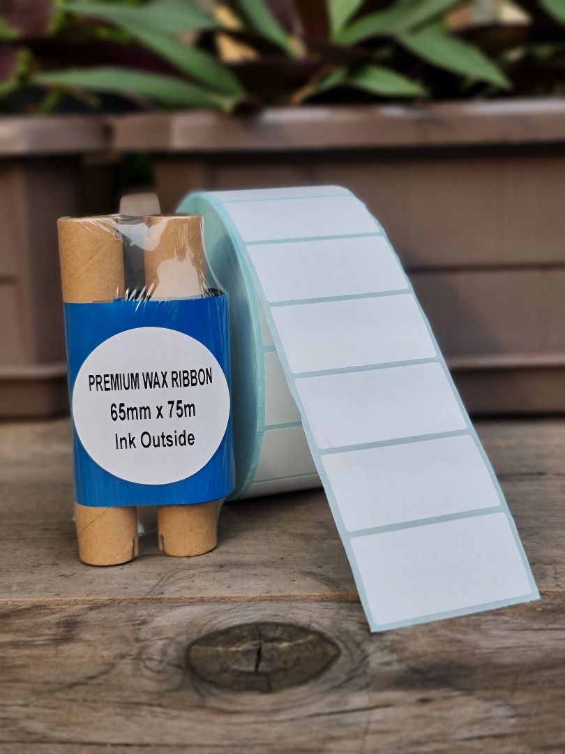 2x1 Waterproof Plain White Vinyl Barcode Labels, Commercial ...