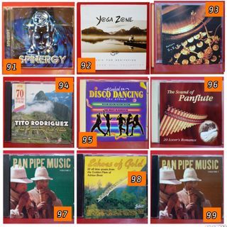 $4 CD #02 Dancing Music Cha Cha Instruments Pan Flute Salsa Tango Yoga Dosco Dancing S.E.N.S. Spinergy