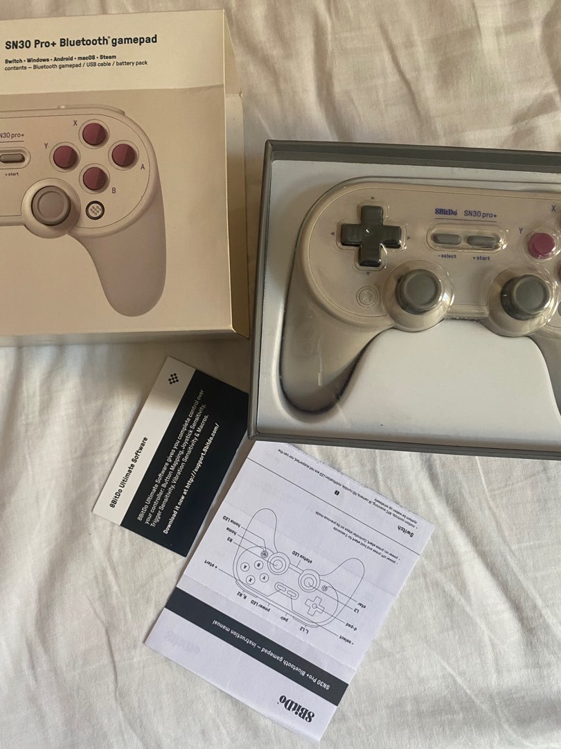 8Bitdo SN30 Pro+ Bluetooth Gamepad, Video Gaming, Gaming Accessories ...