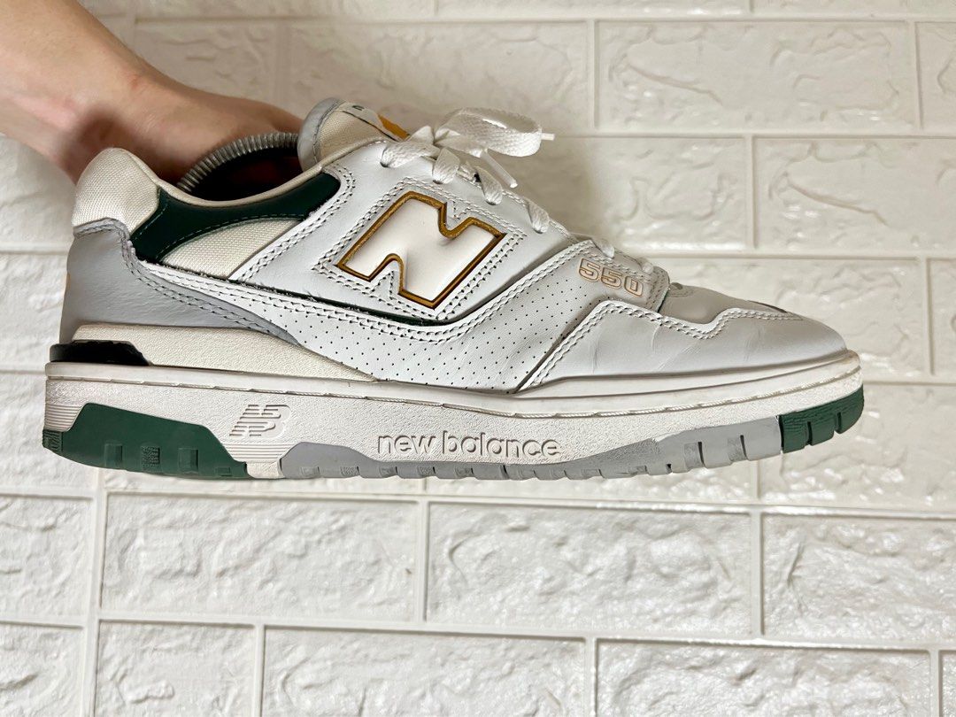 98%新New Balance 550 White Nightwatch Green yellow 白綠vintage off