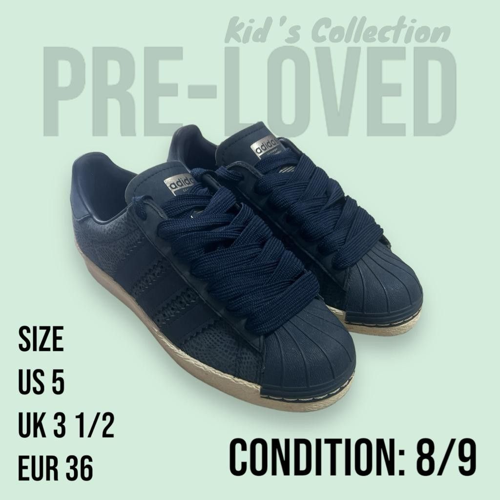 Adidas superstar 80s kids Blue online