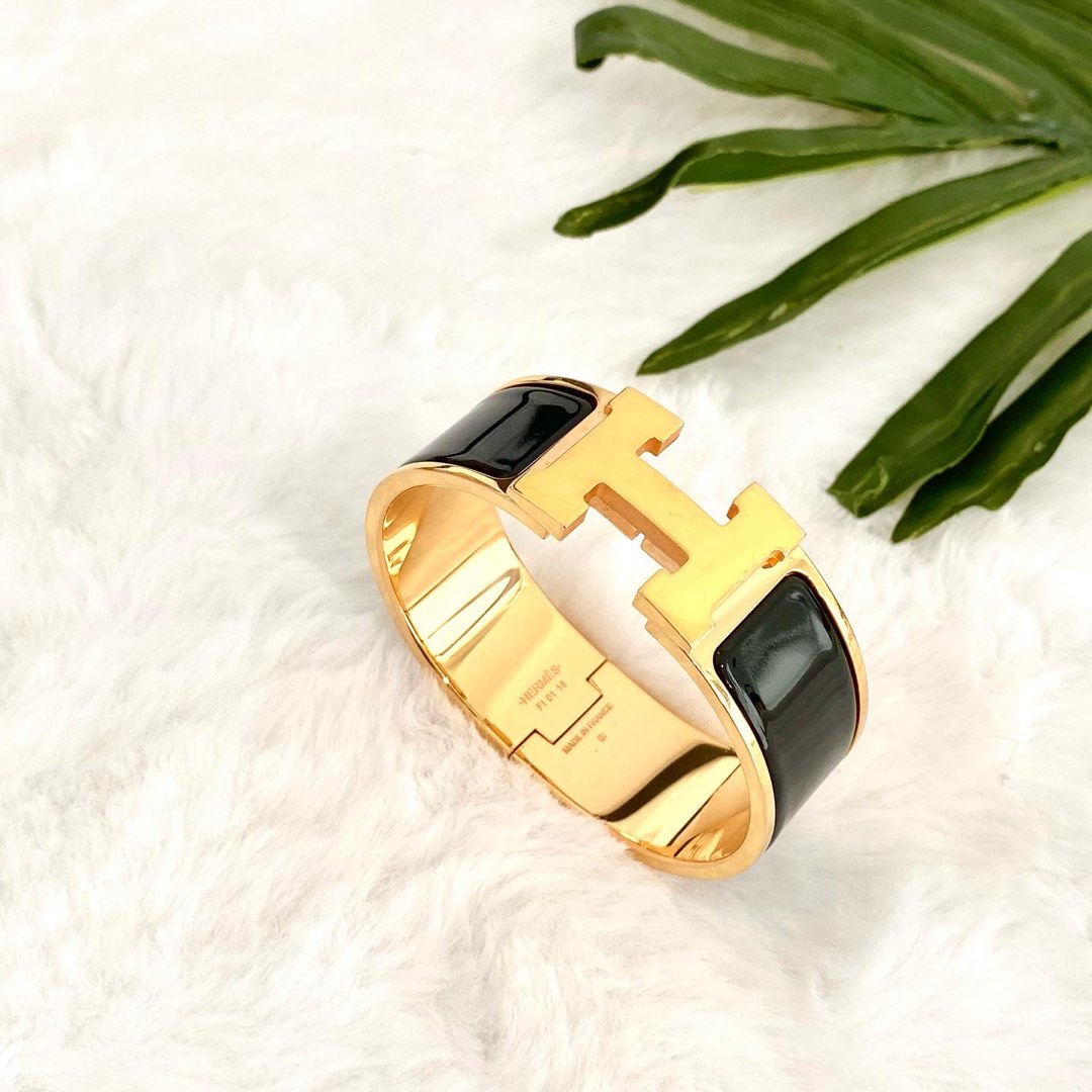 Hermes enamel outlet h bracelet