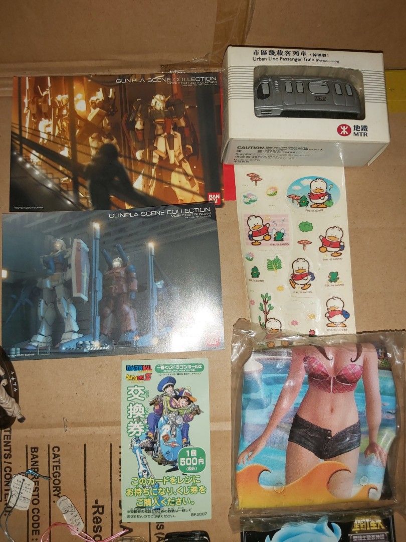 Hello Kitty 龍珠Dragon Ball Super Z GT Kai 龍珠超孫悟空比達18号亞樂FedEx Ambassador  yujin 日本火車Plarail Dead or Alive 生死格鬥彩虹冒險高達Gundam 孖寶兄弟