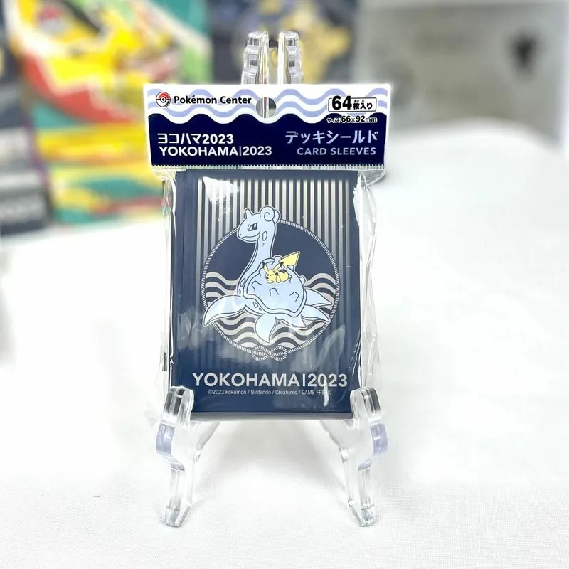 Pokemon Card Sleeves Yokohama 2023 - Lapras & Pikachu (65 Sleeves)  &, , & - Carousell