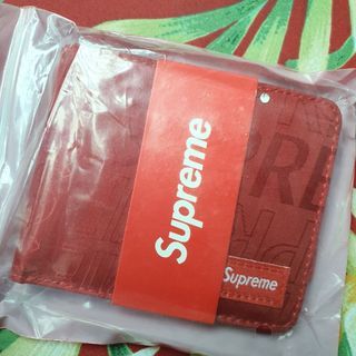 🆕️ Short/Long Red Supreme Design Unisex Wallet