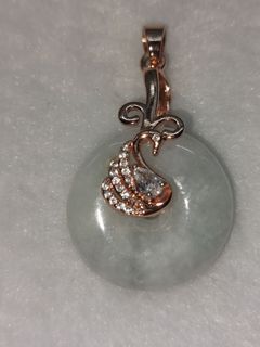 天然翡翠A貨細糯種平安扣/個，每個約50元硬幣大小，有意結緣請截圖告知
