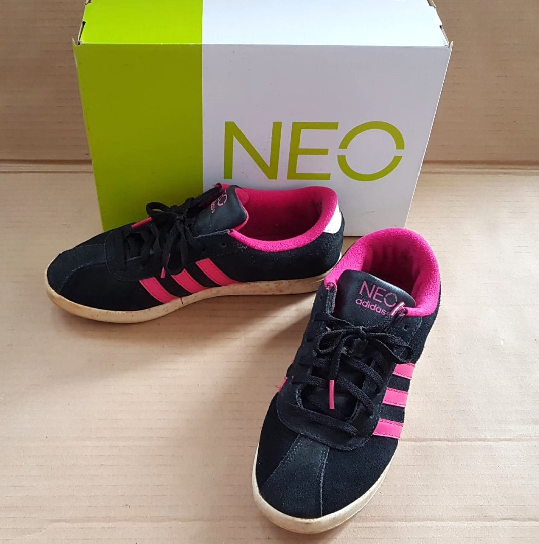 Adidas NEO Black Suede Sneaker US 8 EU 40 Cult Street Wear