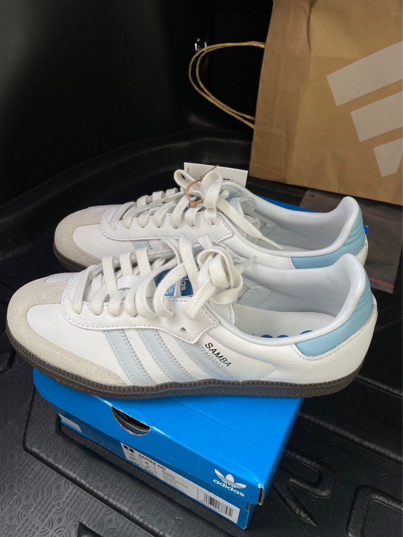 adidas samba baby blue