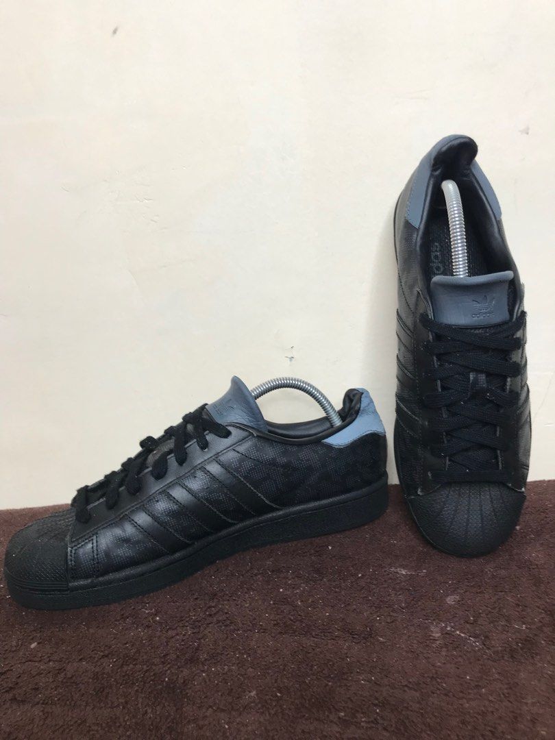 Adidas superstar black mens size 9 new arrivals