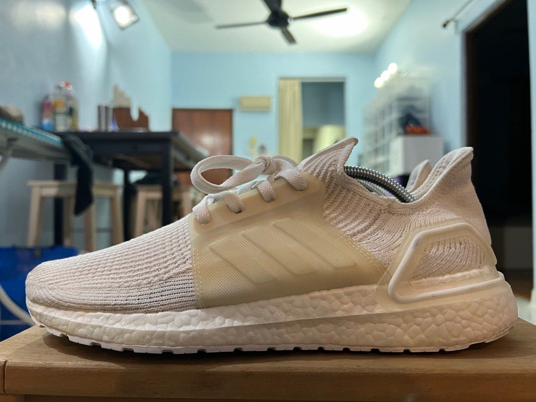 Ultra boost 2025 triple white 19