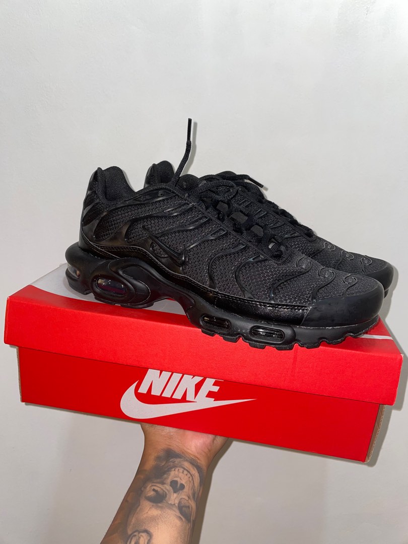 Air Max Plus Triple Black Men s Fashion Footwear Sneakers on