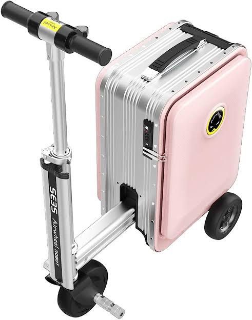 Airwheel SE3S smart luggage (Category: Luggage) located in Pasay City. Submitted by shansey21 (Listing ID 1259283363, Image 3). Description: Now Available!! 😎 AIRWHEEL SE3S Smart Luggage ❤️ 35,000 pesos!! available in Black / Silver and Pink - 9.4kg Vehicle Weight - 110kg Max Capacity - 13km/Hr Max Speed - 73.26Wh battery capacity - 2H Charging Time - 8-10Km Riding - International TSA Code Lock Malate Manila Vitocruz Taft #airwheelse3s #EhCaseyL