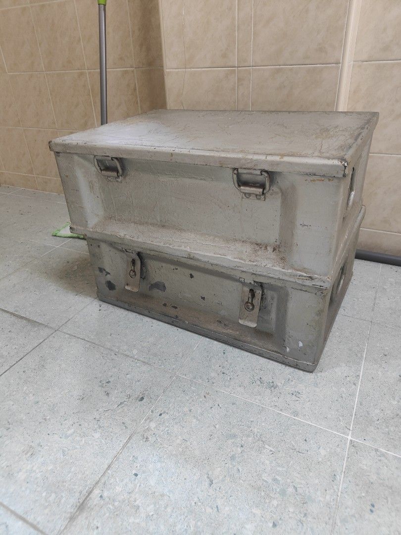 Antique Metal box, Furniture & Home Living, Home Improvement