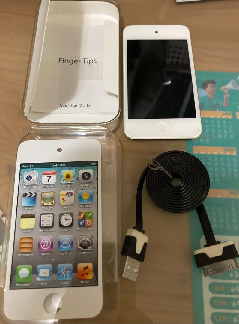 Apple iPod touch gen 4 （第4代) 8GB white model: A1367 有原裝盒
