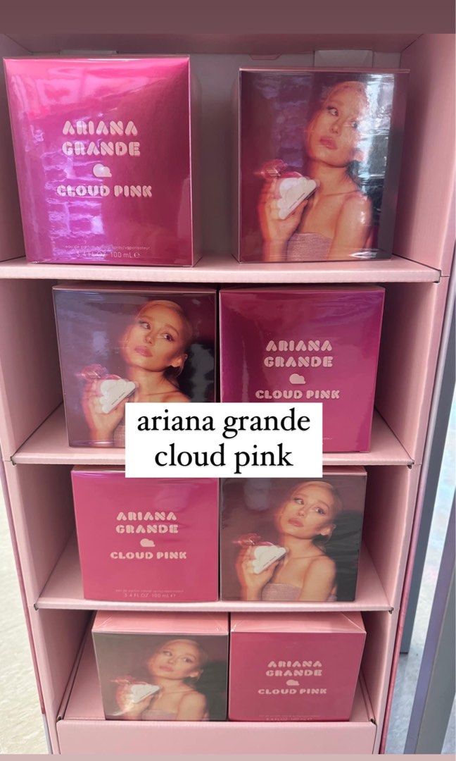 Ariana Grande Cloud Pink EDP 100ml (Category: Fragrance & Deodorants) located in Manila. Submitted by daniellakassandra (Listing ID 1259386936, Image 1). Description: Original Perfume from 🇨🇦 6000 via air cargo ETA 3-4 weeks 5,700 via sea cargo ETA dec/jan (expect delays) Pre-order Full payment to proceed.