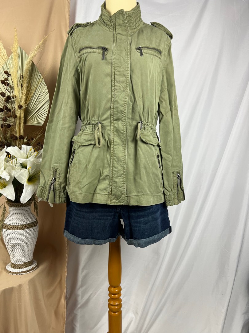Army Jacket Max Jeans Preloved Fesyen Wanita Pakaian Wanita