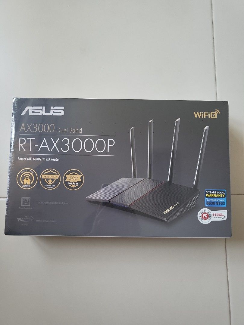 Asus AX3000 dual band, Computers & Tech, Parts & Accessories ...