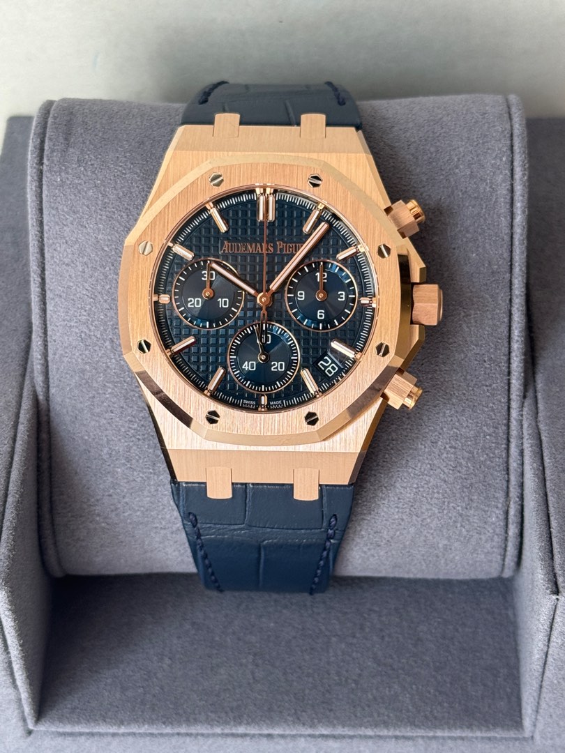 Audemars Piguet Royal Oak Chronograph 26240OR Blue, Luxury, Watches on ...