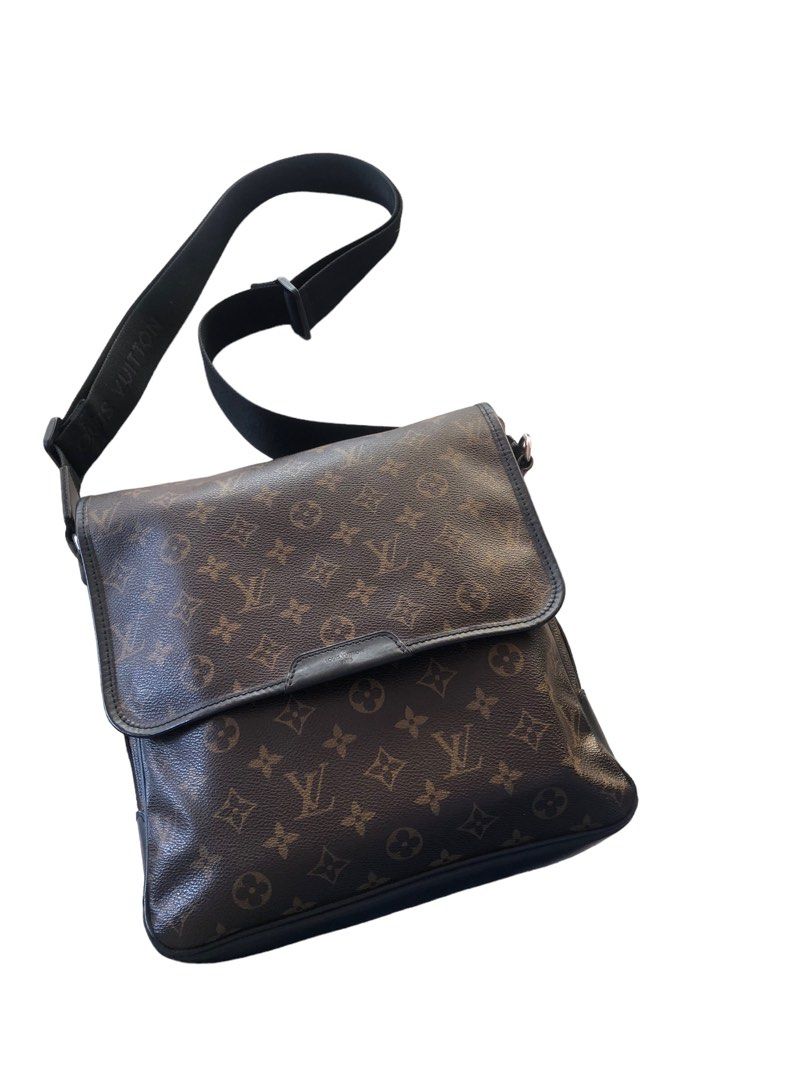 Louis Vuitton Monogram Macassar Canvas Bass MM Messenger Bag