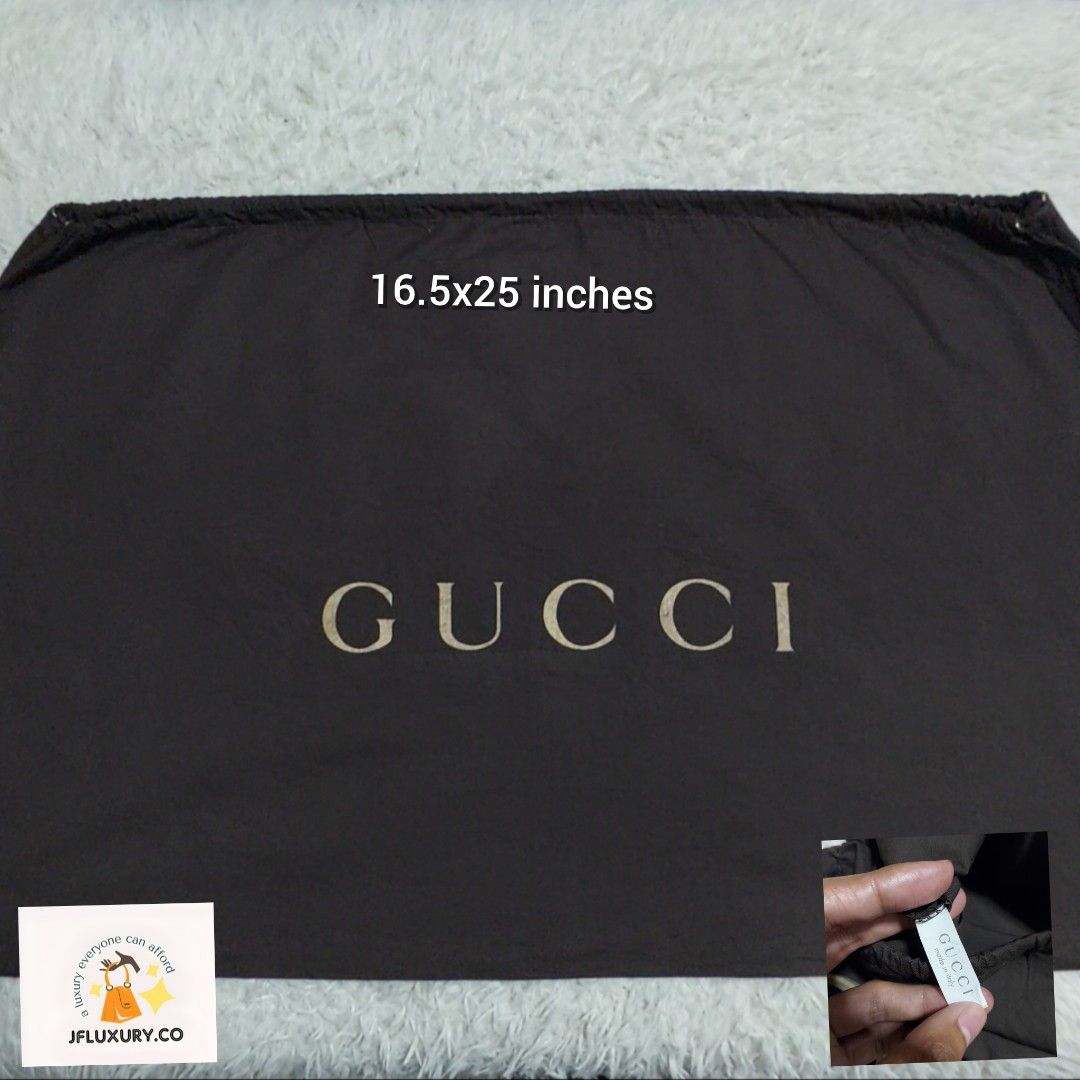 Gucci monogram dust bag, Luxury, Bags & Wallets on Carousell