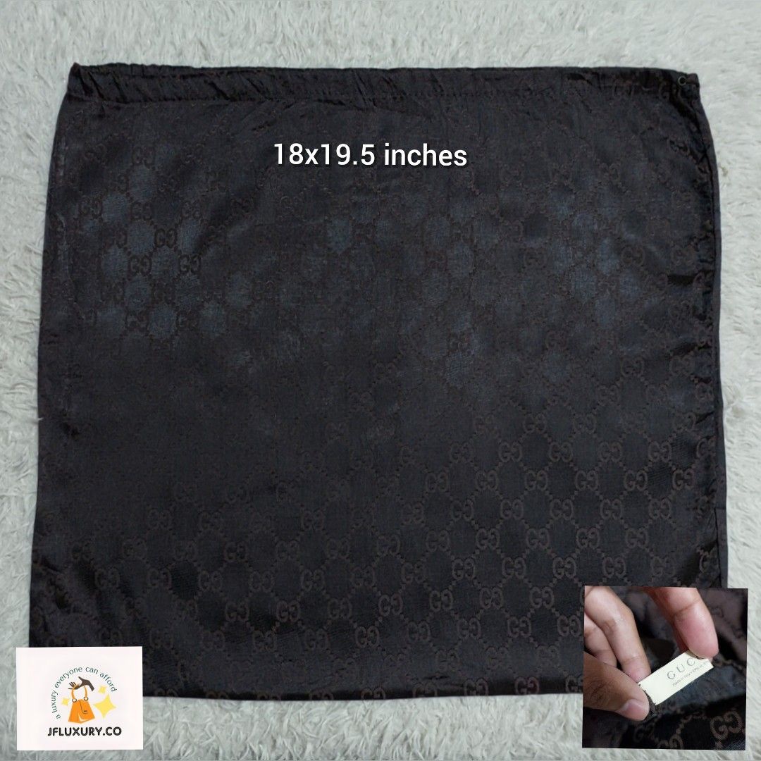 Authentic Gucci Monogram dust bag 18x19.5 inches Luxury Bags Wallets on Carousell