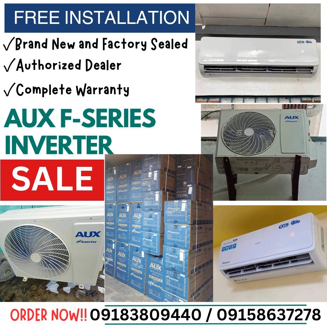 AUX FSERIES INVERTER SPLIT TYPE AIRCON, TV & Home Appliances, Air
