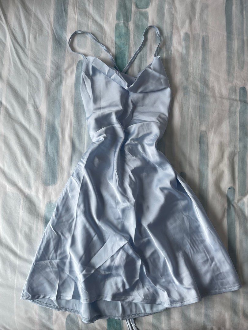 Baby blue going out dress new arrivals