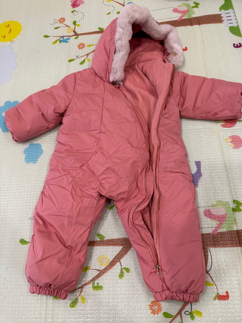 Baby winter all in one suit