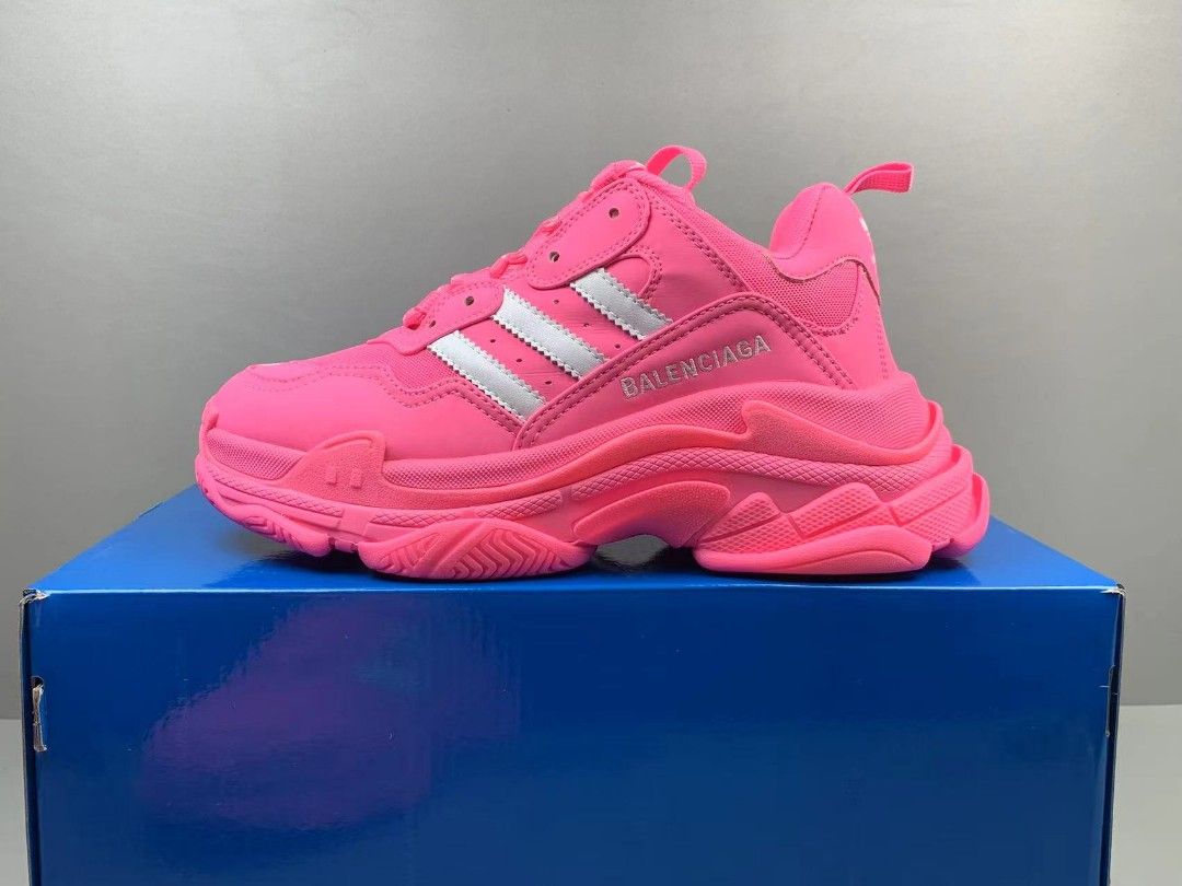 Pink online triple s