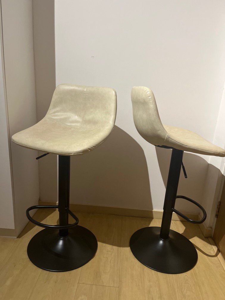 Bar Stools (X2), Furniture & Home Living, Furniture, Chairs on Carousell