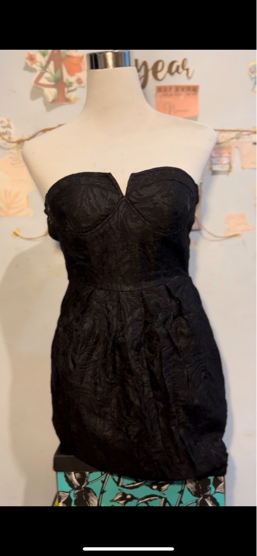 Black Tube Mini Dress main image 0