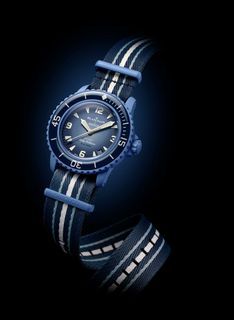 放blancpain x swatch atlantic ocean, 名牌, 手錶- Carousell