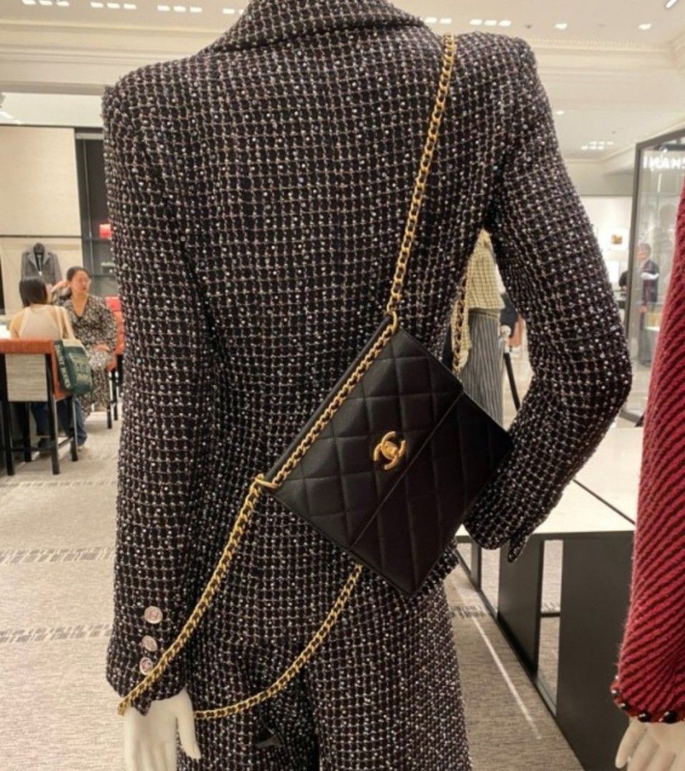 🖤BNIB Chanel 23A caviar backpack in black🖤, Luxury, Bags
